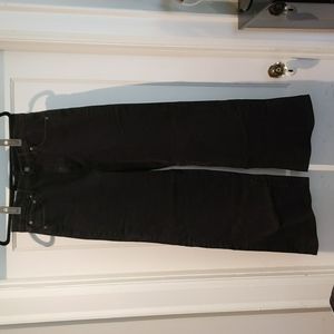 NWOT Black wide leg sky high jeans